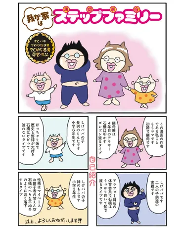 初婚でいきなり2人の子持ちになりました」第1話