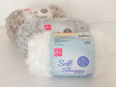 ダイソー毛糸 ソフトシャギー 2025を買ってきた♪ふわふわで柔らかい