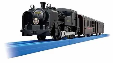 プラレール「東武鉄道SL大樹C11形207号機（客車：ぶどう色）」「東武鉄道SL大樹C11形123号機  （客車：青色）」発売