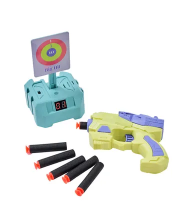 3COINSより「シューティングガン&ターゲットセット」が登場！ 銃声や歓声の効果音で雰囲気をリアルに演出 