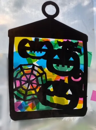 ハロウィン・クリスマスに☆100均の材料で子供と作る【ステンド ...