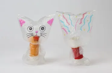 飛び出す！ポリ袋クラッカー＆ポリニャンコ【明日の保育にすぐ ...