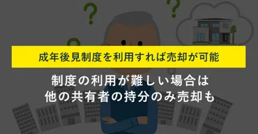 共有者が認知症を患っている場合の不動産売却方法 